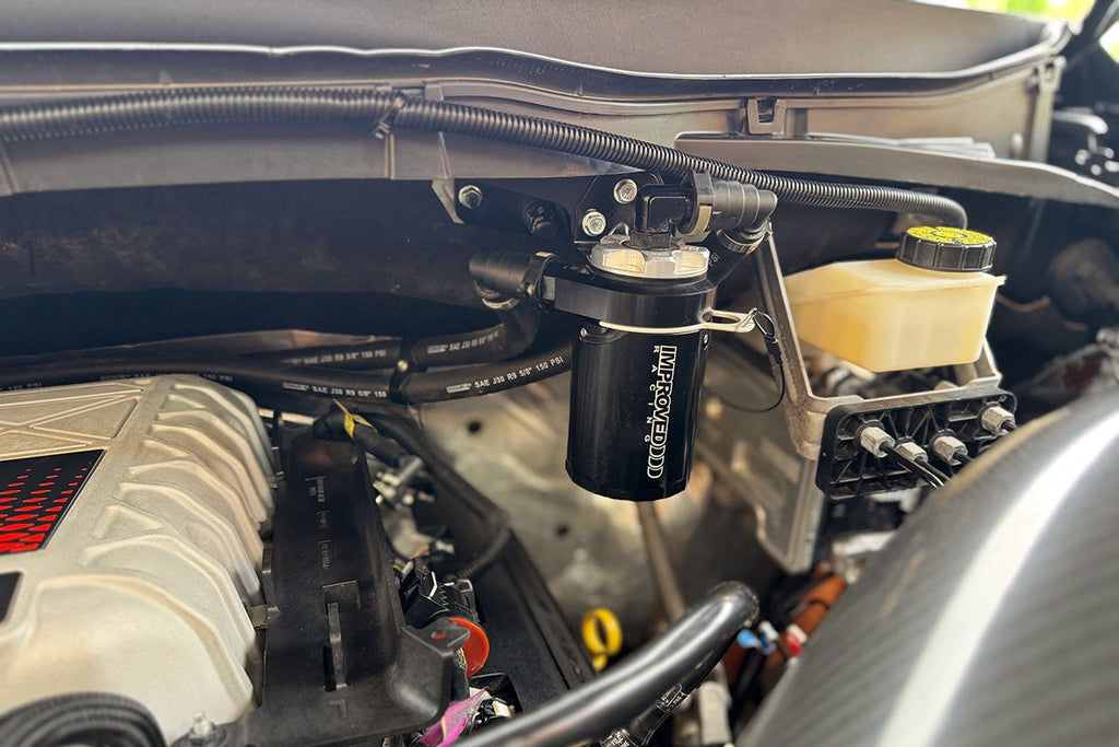 Improved Racing CCS Oil Catch Can Kit for 2015+ Ford F-150 3.5L V6, Raptor R 5.2L V8