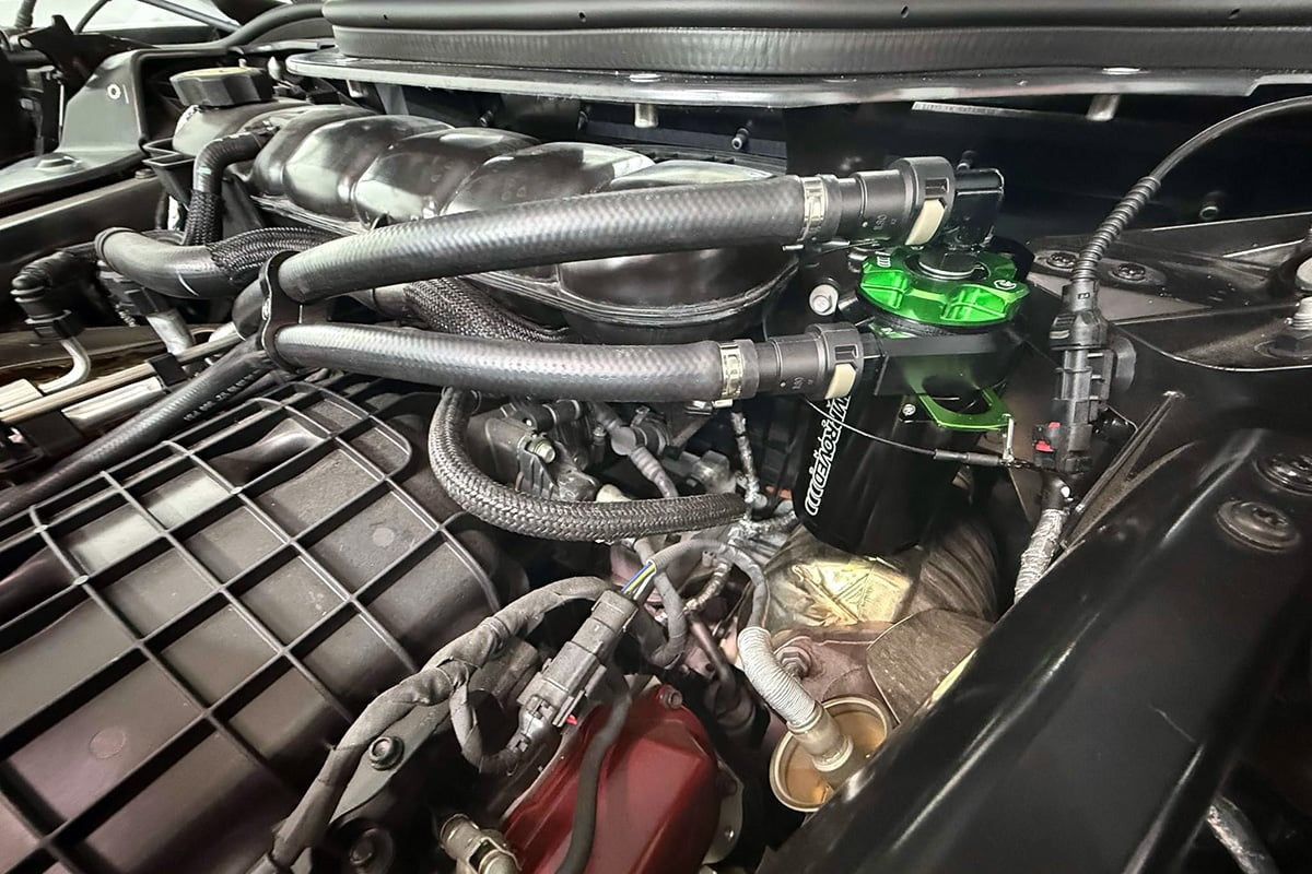 Improved Racing CCS Oil Catch Can Kit for 2020+ C8 Corvette Convertible