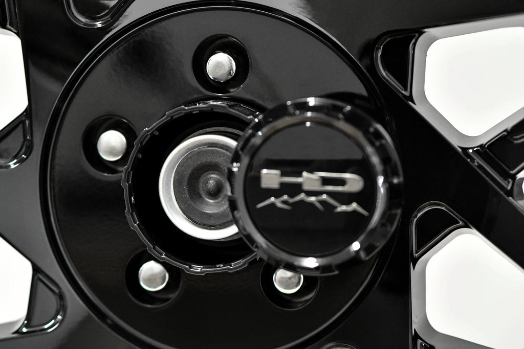 ( 6-LUG ) PUSH THROUGH HD TRAILER WHEEL CENTER CAPS