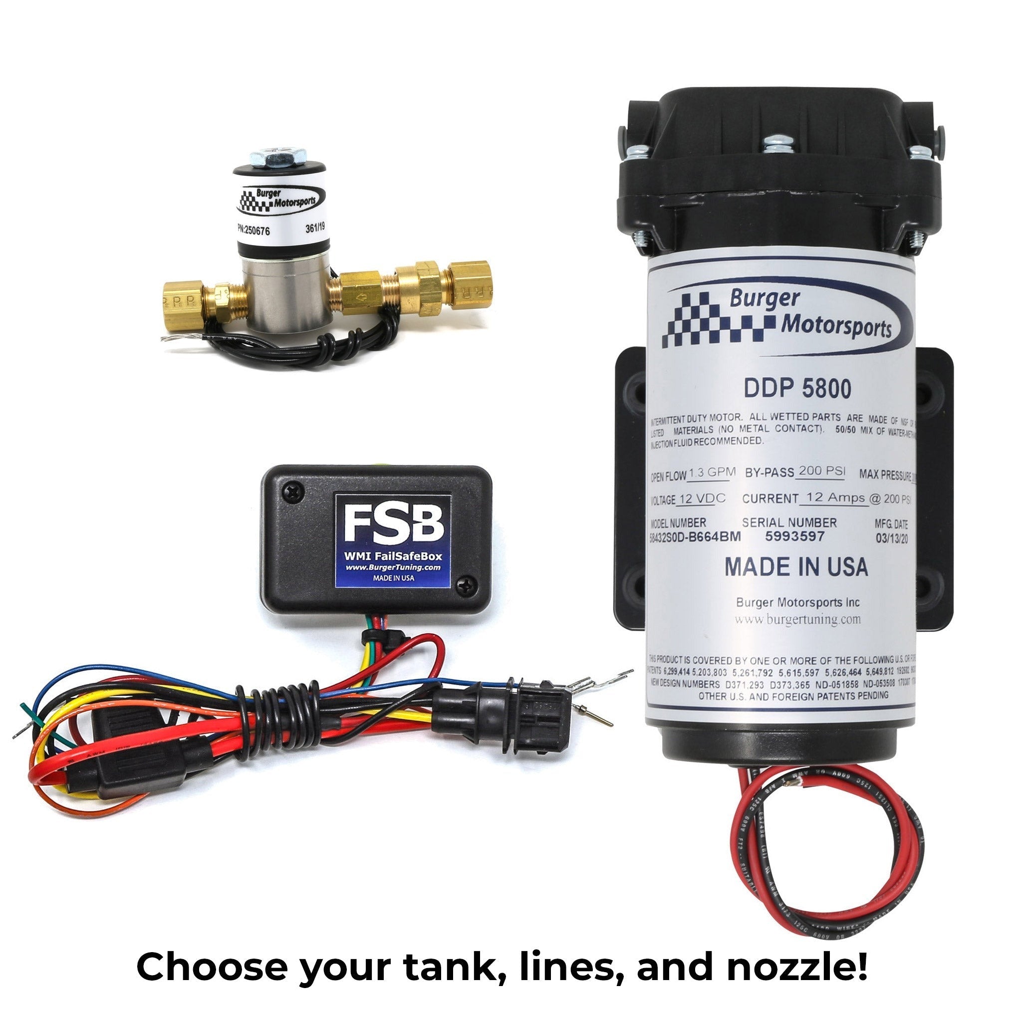 BMS Water Methanol Injection Kit
