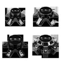 HD Off-Road - Off-Road Gloss Black Trailer Wheel Center Caps