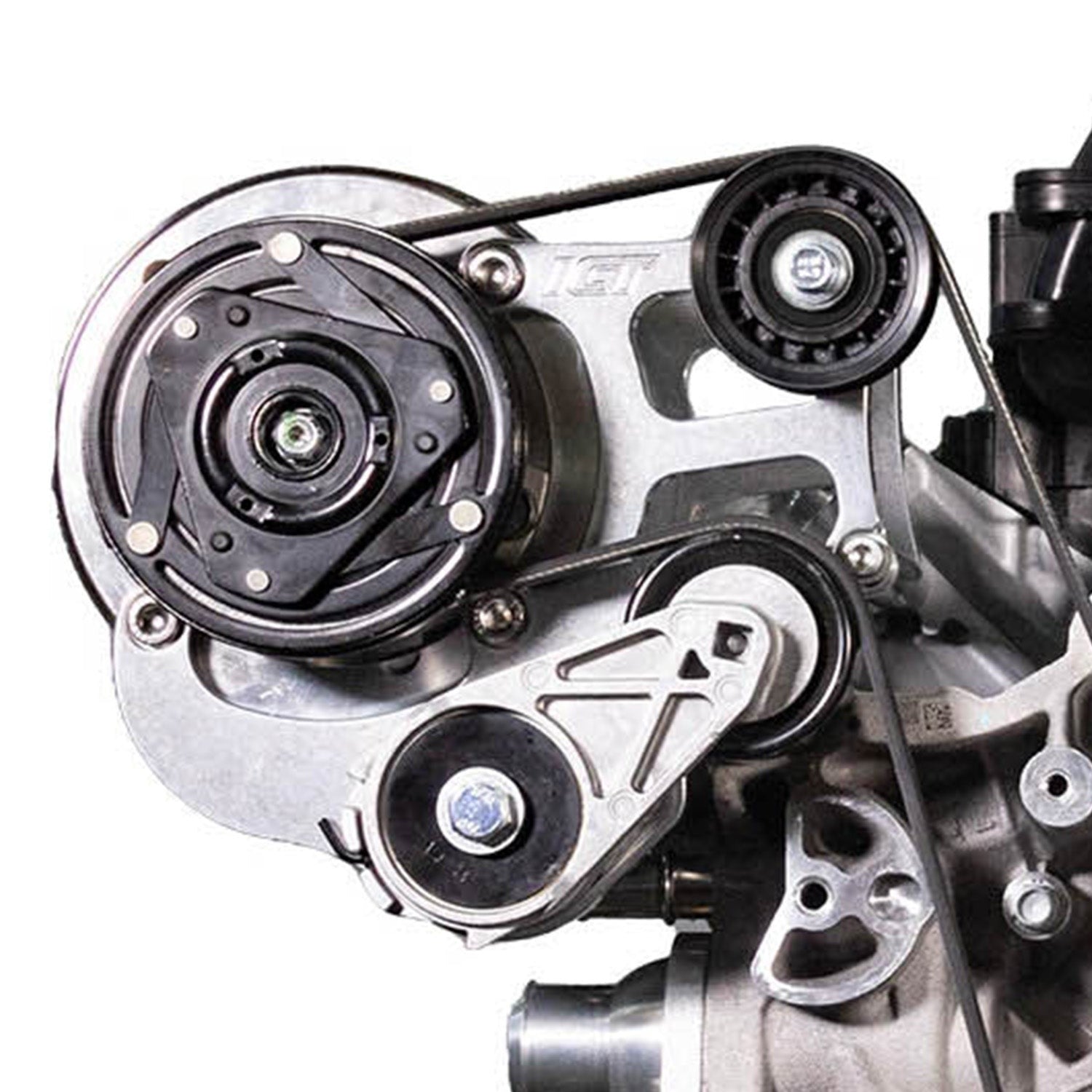 ICT BILLET LS Camaro R4 A/C Air Conditioner Compressor Bracket Kit LS1 Camaro LSX AC