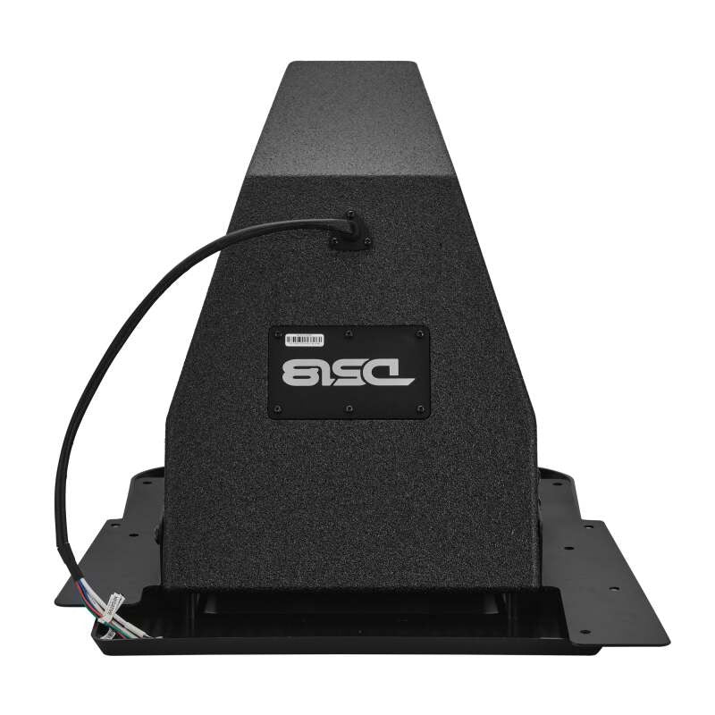 DS18 2015+ Polaris Slingshot Rear Subwoofer Enclosure Fits 10in Subwoofer- Black Bed Liner Finish