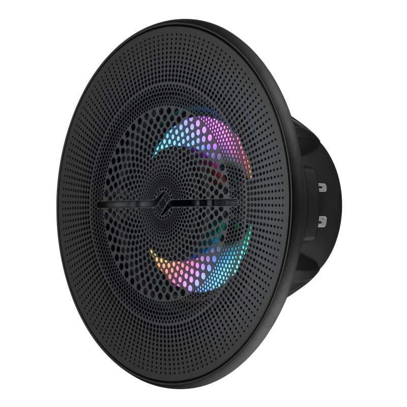 DS18 6.5in 2-Way 150 Watts RMS 4ohm Digital LED Lights Bullet Tweeter Black
