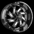 HD Offroad Saw 20x10 -25 8x170mm 125.1mm Gloss Black/Milled Face