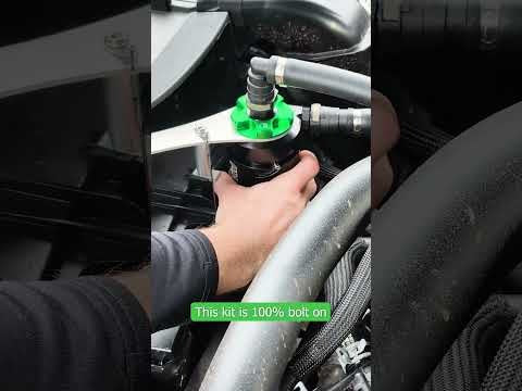 Improved Racing CCS Oil Catch Can Kit for Ranger Raptor, Black
