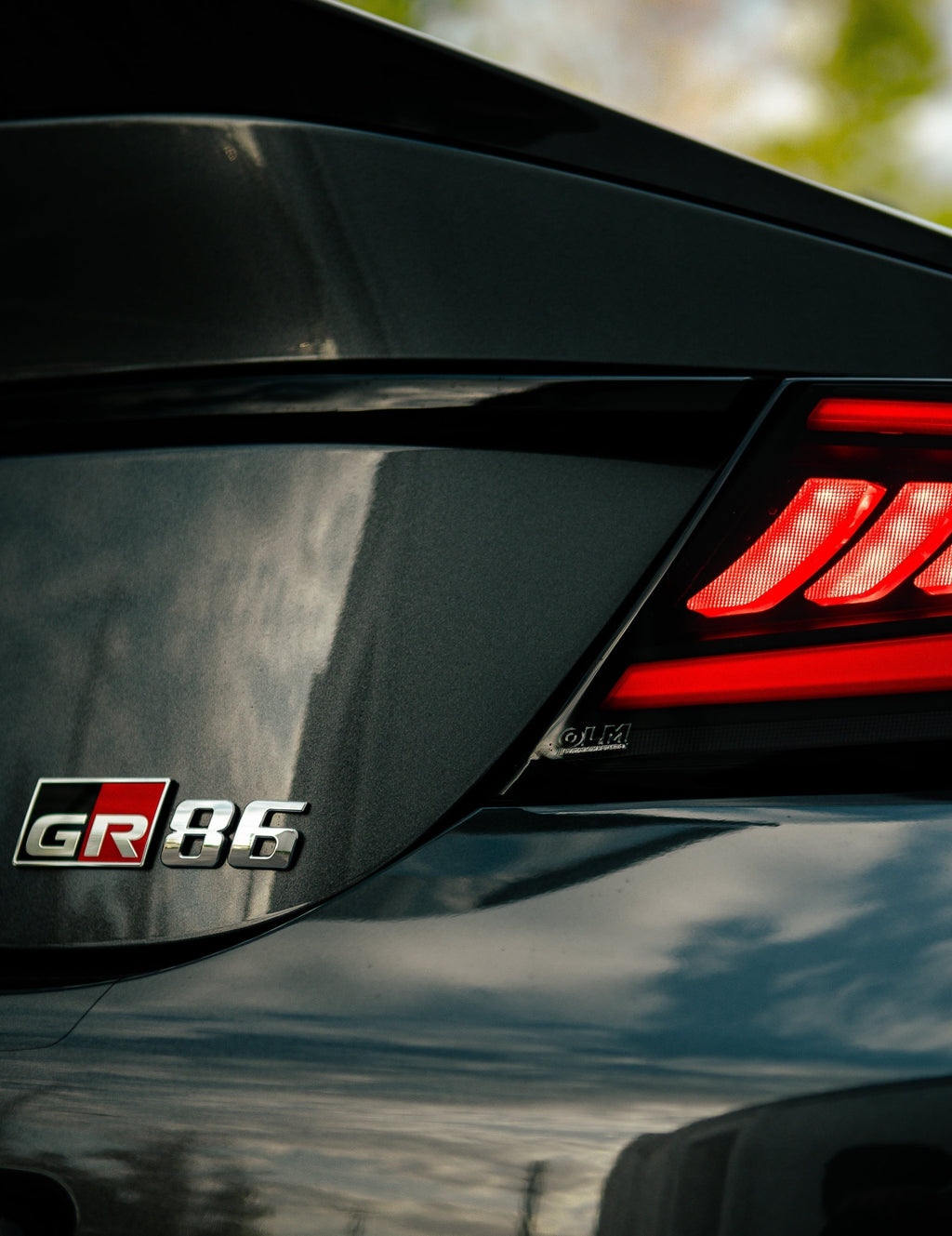 OLM Raiden LED Taillights (Clear Lens/Red Bar) - 2022+ GR86 / BRZ