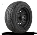 HD Golf Wheel & Tire Package ( 1pc ) 14x7.0 Venture All Satin Black w ( 1pc ) 205/40-14 All-Season Tire