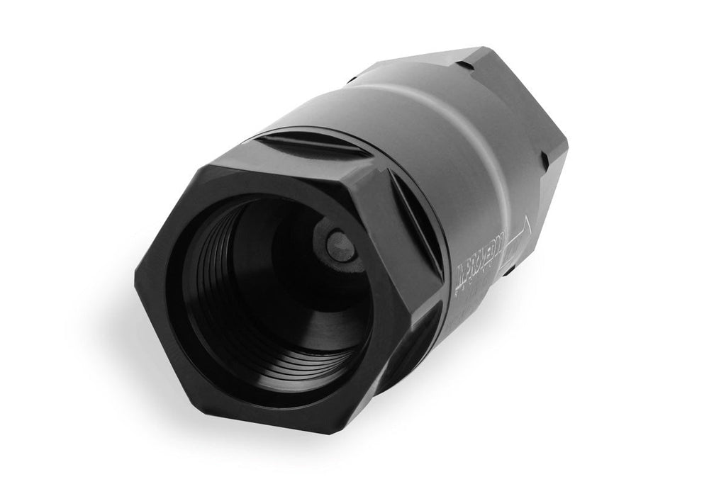 Improved Racing High-Flow, Low Cracking Pressure Flapper Check Valve, -12AN O-Ring Boss Female