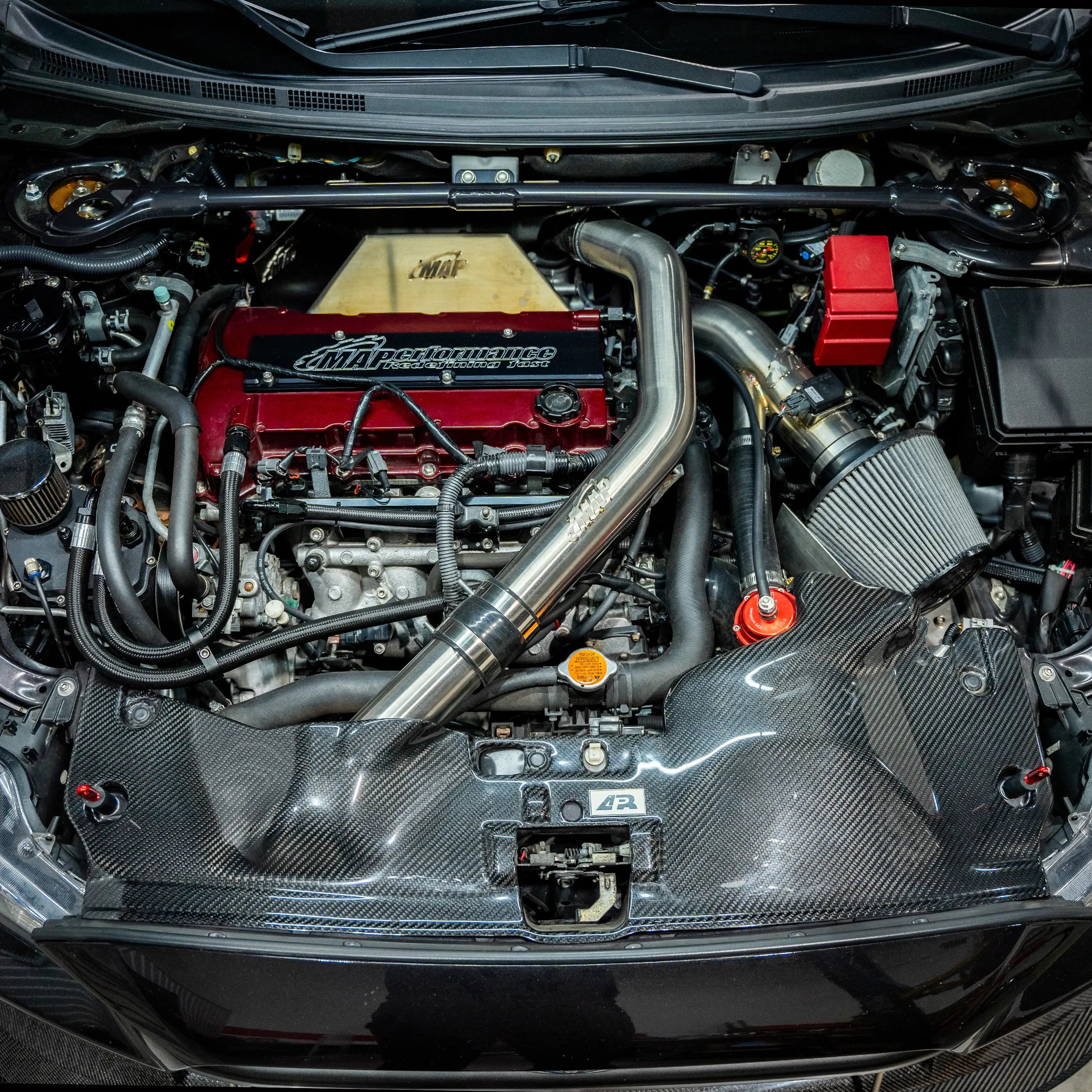 MAPerformance Exhaust Manifold Heat Shield | 2008-2015 Mitsubishi Evo X (EVOX-EMHS)