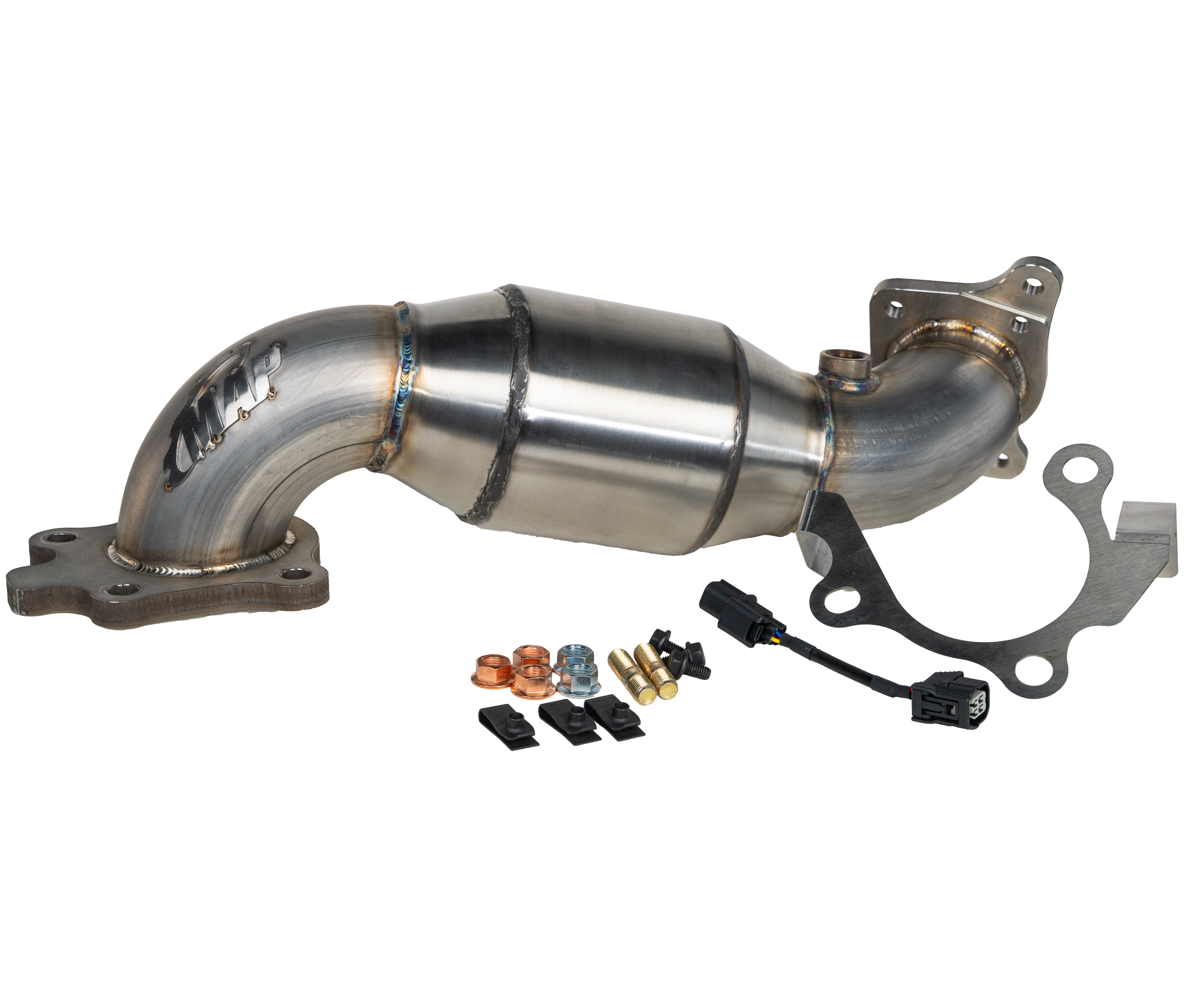 MAPerformance Civic X 1.5T Catted Downpipe | 2016-2021 Honda Civic 1.5T (HDAX-DPC)