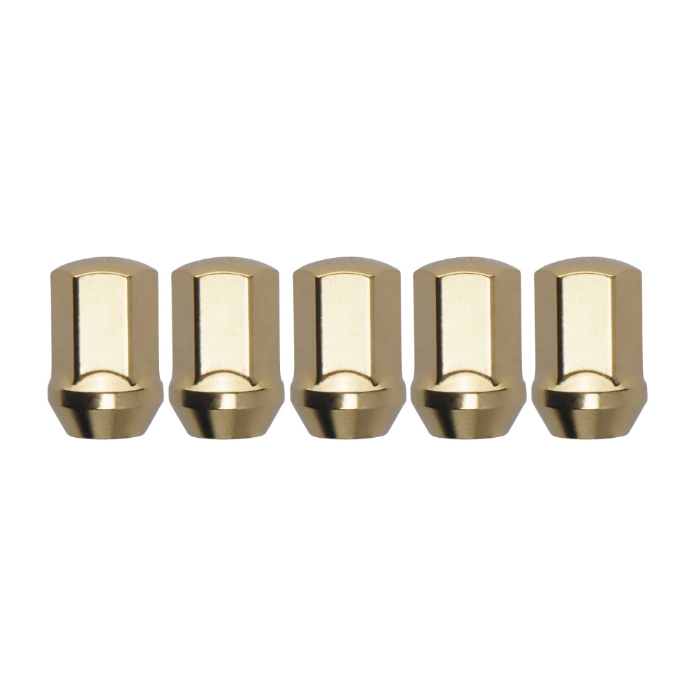 Lug Nuts Gold w/ Lock Key