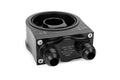 Improved Racing Oil Filter Sandwich Plate with Thermostat for Oil Coolers, -8AN Male Ports, 180°F