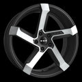 HD Wheels Kink 18x8 +35 5x114.3mm 73.1mm Satin Black/Machined Face
