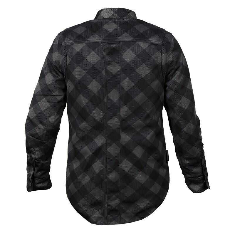 Speed and Strength Cross My Heart Moto Shirt Womens Black - Medium