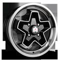 Klassik Rader 944 CC 17x7 +40 4x130mm Gloss Black/Machined Face