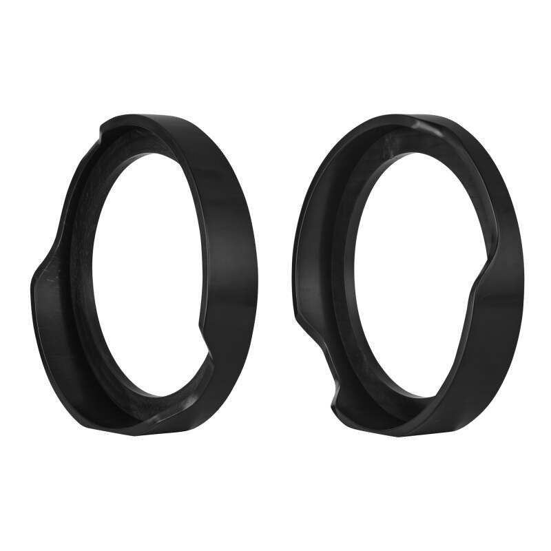 DS18 14-23 Harley-Davidson Saddle Bag Mid Bass Adapter Ring Top Cover to Seal Bags 1x10in ABS Black