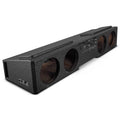 DS18 4 x 8in Forward Firing Underseat Ported Box Subwoofer Enclosure Black Spray Liner Paint Finish