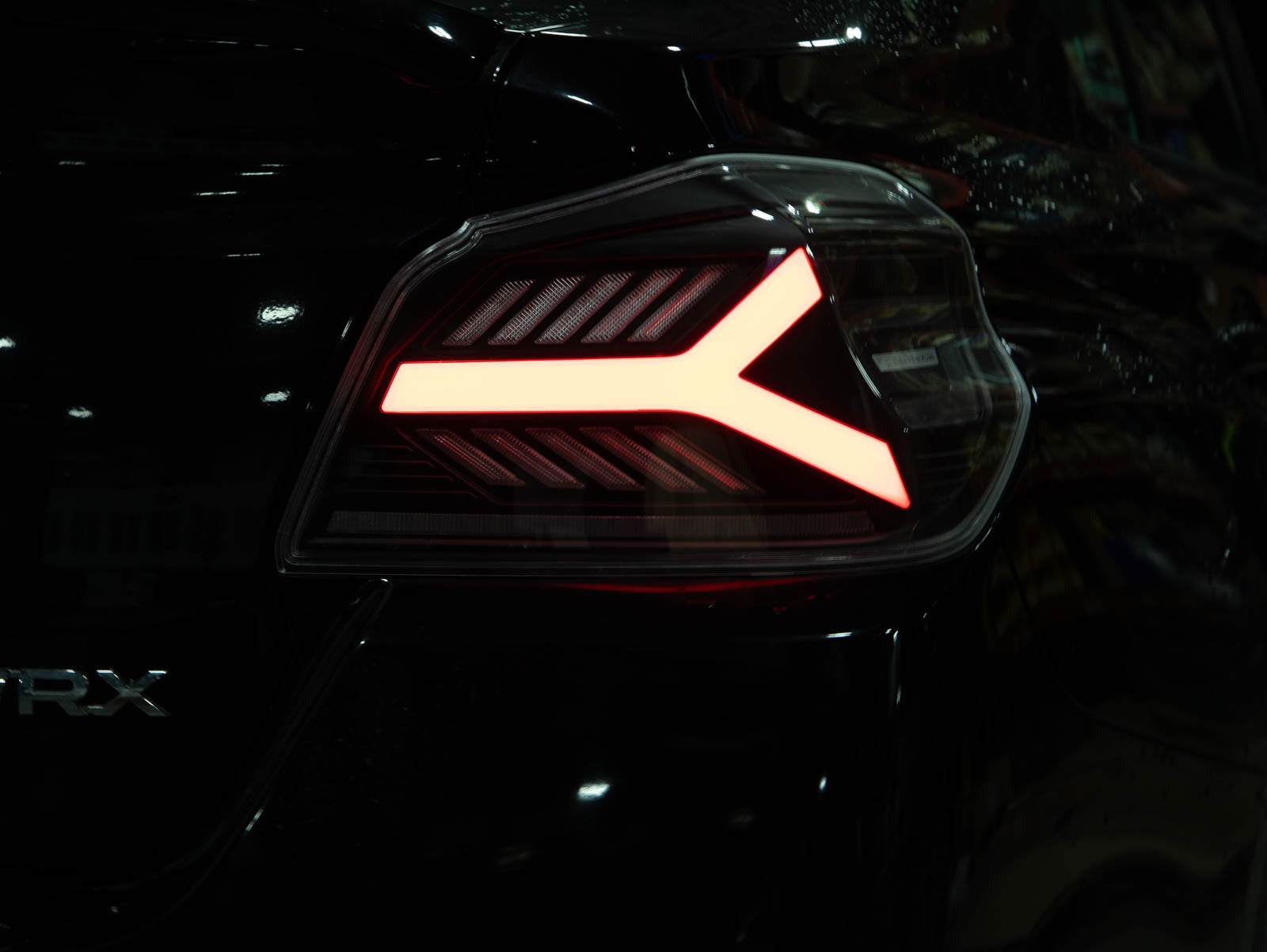 OLM Y-Spec LED Taillights (Smoke Lens Red Optic) - 2015-2021 WRX / STI