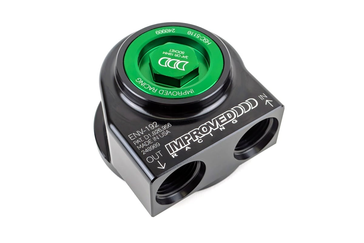 Improved Racing Low Profile Remote Oil Filter Take-Off Adapter (Gen 2), M22x1.50