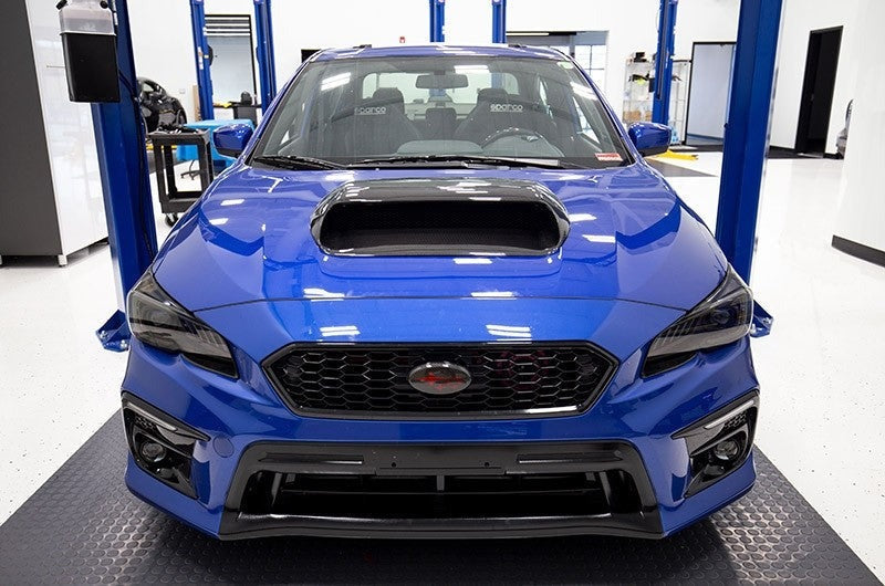 OLM Oversized Carbon Fiber Hood Scoop - 2015-2021 WRX / STI