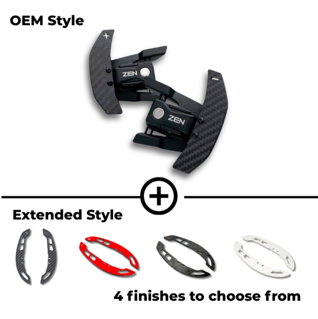Zen SeriesTM Carbon Fiber Magnetic Paddle Shifters for Volkswagen/VW