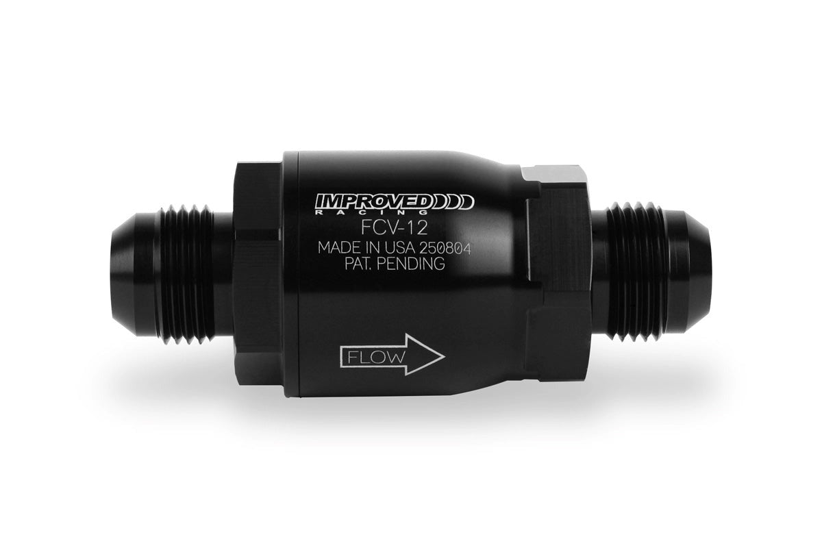 Improved Racing High-Flow, Low Cracking Pressure Flapper Check Valve, -10AN Male