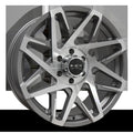 HD Trailer Canyon 20x9 +0 6x139.7mm 108mm Gloss Gun Metal Machined Face