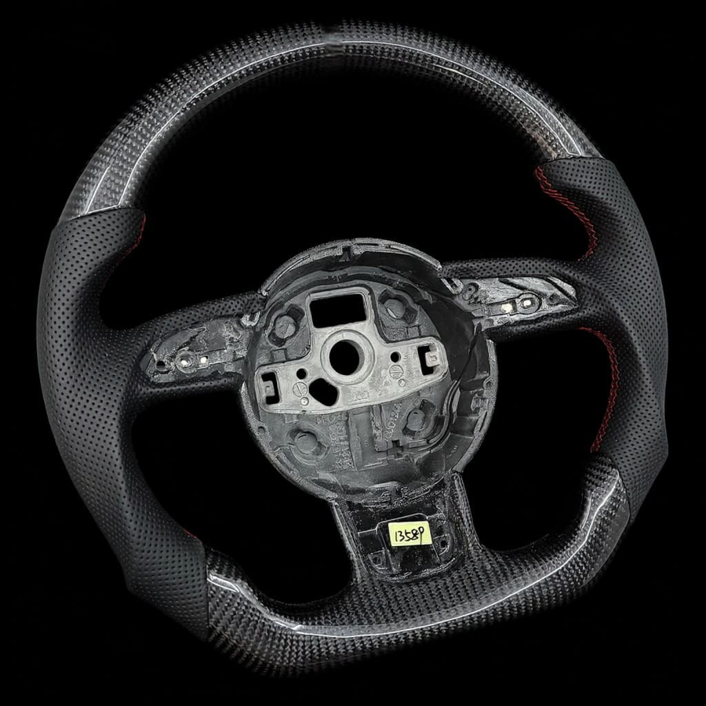 IN STOCK - 2012-2016 Audi B8.5/8V A3/A4/A5 Carbon Fiber Steering Wheel(NO Paddle Shifters)