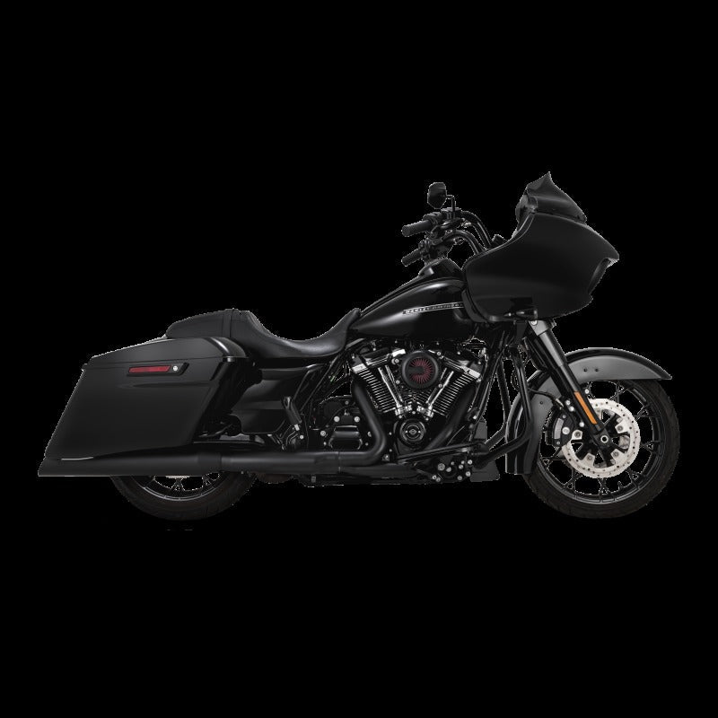 Vance & Hines 17-26 HD Touring Backslash 450 Slip-on Exhaust - Wrinkle Black