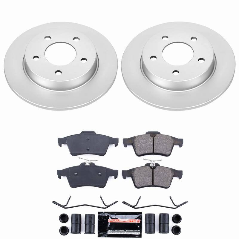 Power Stop 06-13 Mazda 3 Rear Z23 Coated Brake Kit