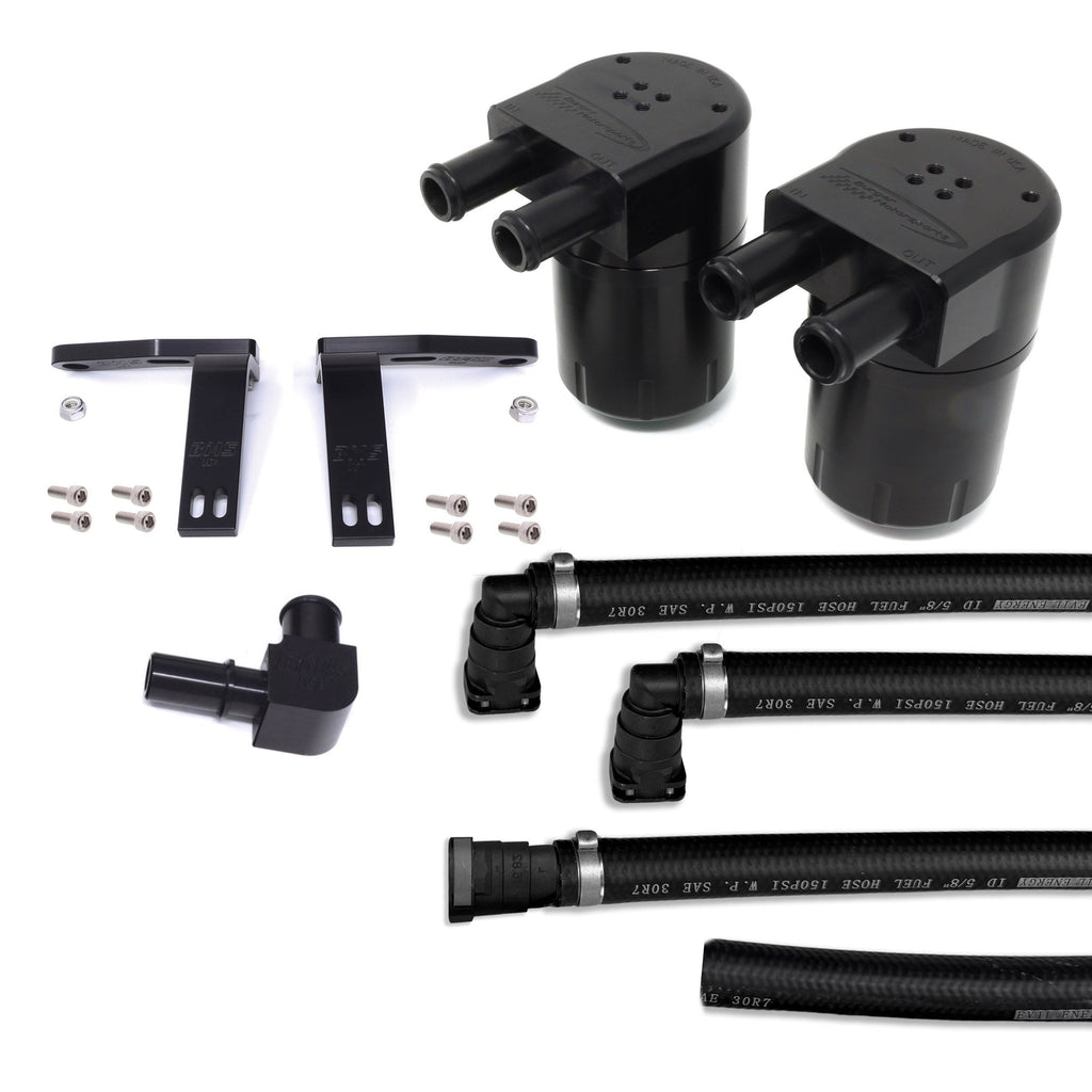 BMS Dual Oil Catch Can System for 2015+ EcoBoost Ford F-150 and Raptor (V2)