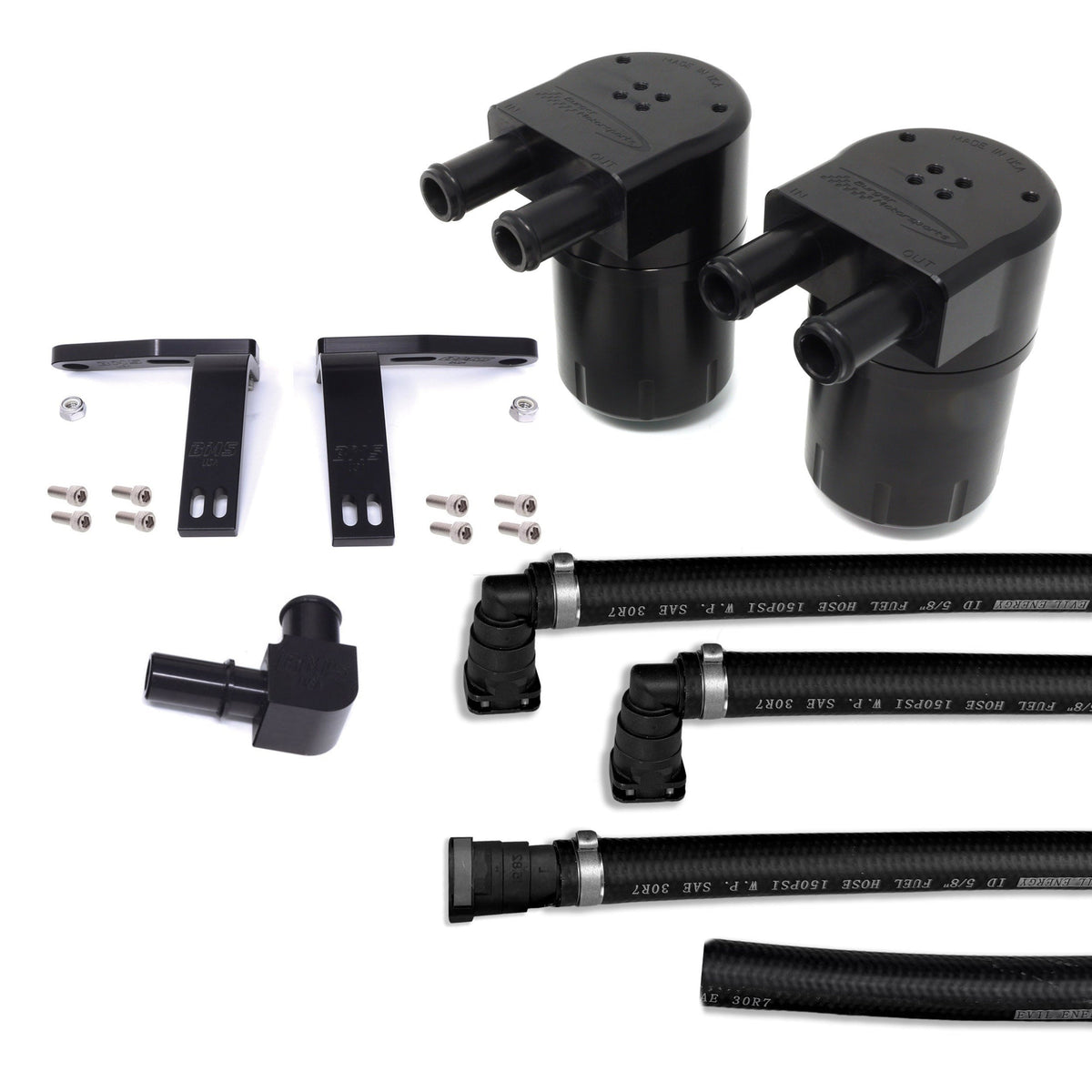 BMS Dual Oil Catch Can System for 2015+ EcoBoost Ford F-150 and Raptor (V2)