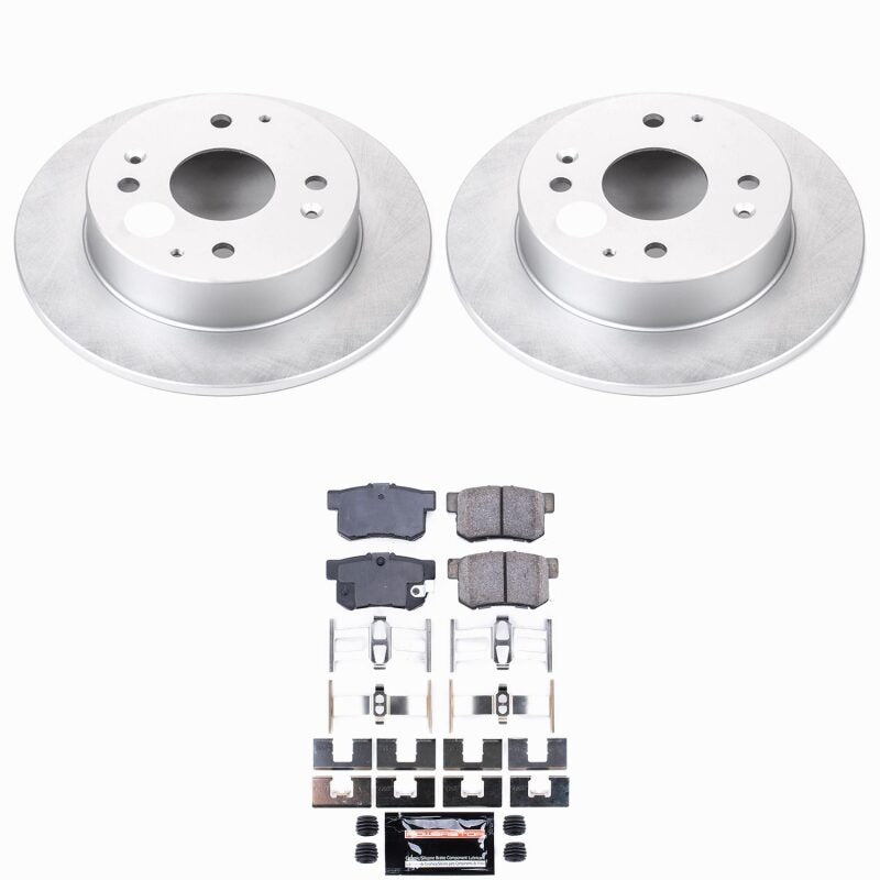 Power Stop 98-99 Acura CL Rear Z23 Coated Brake Kit