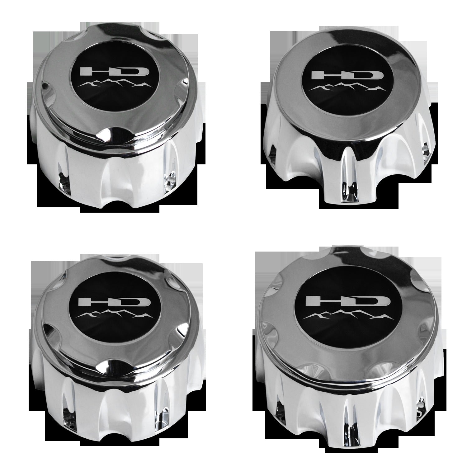 HD Off-Road - V1 Chrome Standard Off-Road Truck Wheel Center Caps