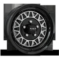 HD Trailer HDT Cast 15x6 +0 5x114.3mm 83mm Gloss Black/Machined Face