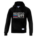 Sparco Hoodie 1977 MED Black