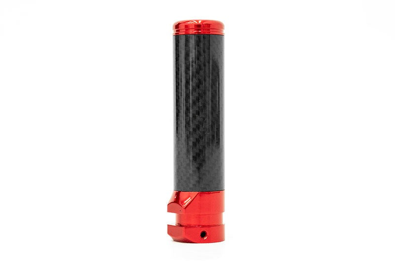 OLM Signature Series Ebrake Handle (Black Carbon w/Red) - 2015-2021 WRX & STI / 2013-2022 FR-S / BRZ / 86 / 2014-2018 Forester / 2013+ *Crosstrek