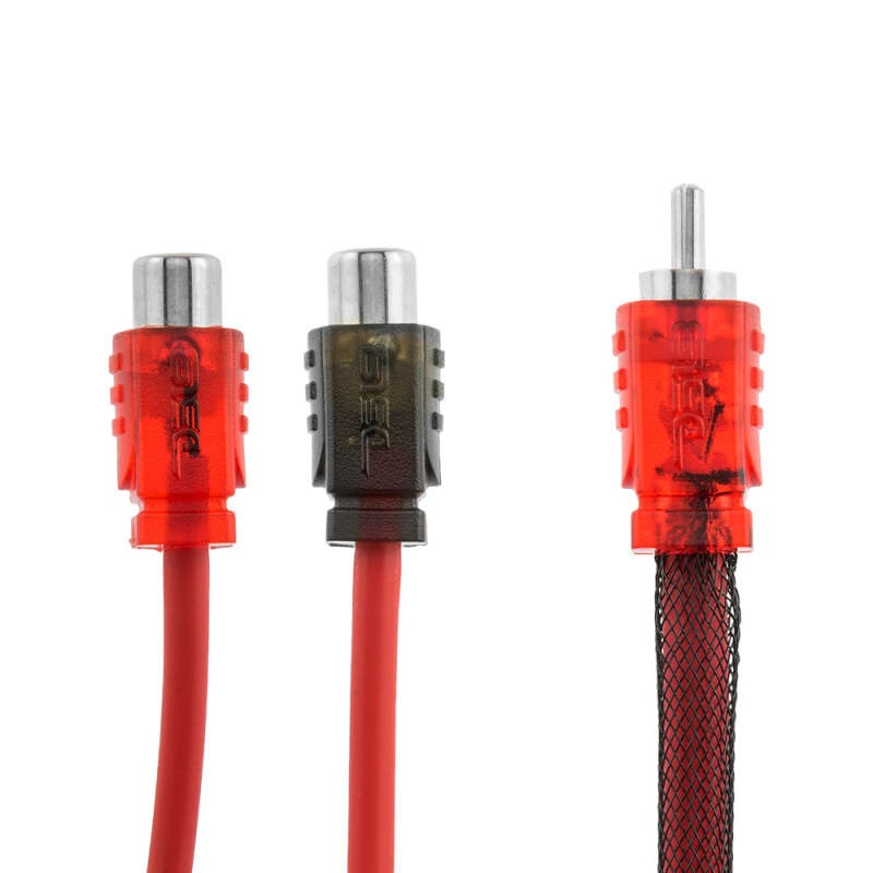 DS18 Level 2 RCA Y Connector 1 Male to 2 Female 10 x Pack