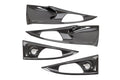 OLM LE Carbon Fiber Interior Door Handle Trim Covers (Full Set) - 2016 - 21 Honda Civic / 2017-21 Honda Civic Type R