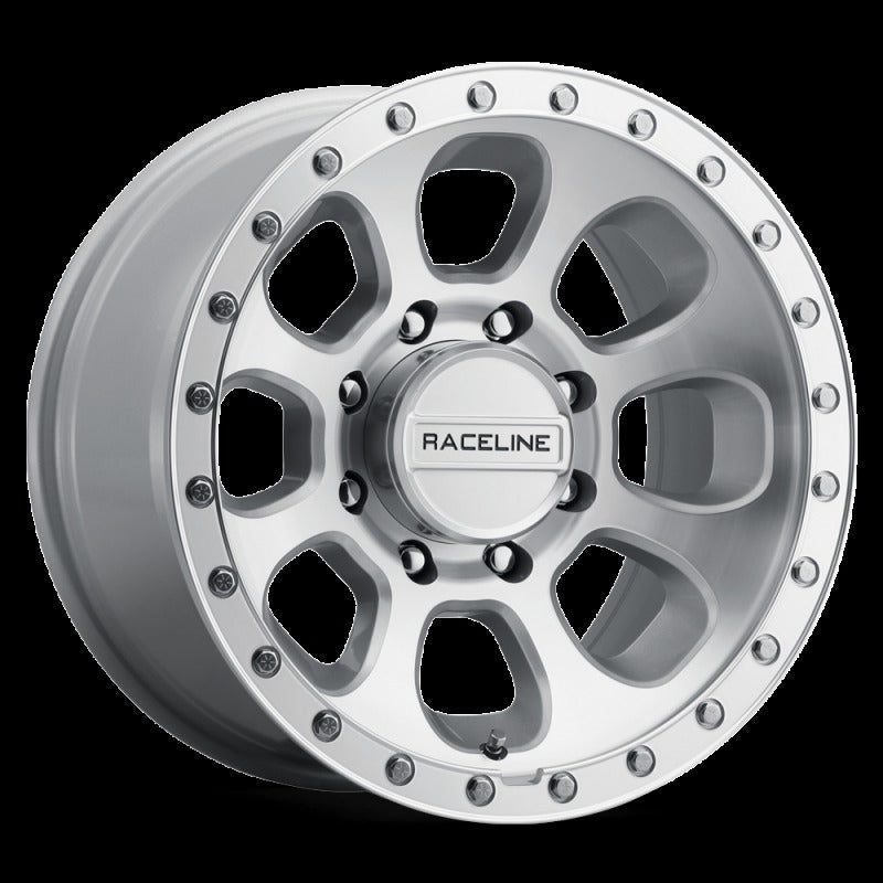 Raceline 961MC Bolt 17x9in / 8x170 BP / -12mm Offset / 130.81mm Bore - Machined Cc