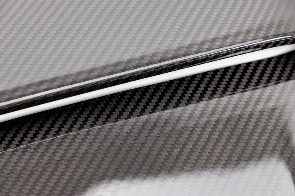 OLM LE Carbon Fiber Hood Scoop Cover - 2017 - 2021 Honda Civic Type R