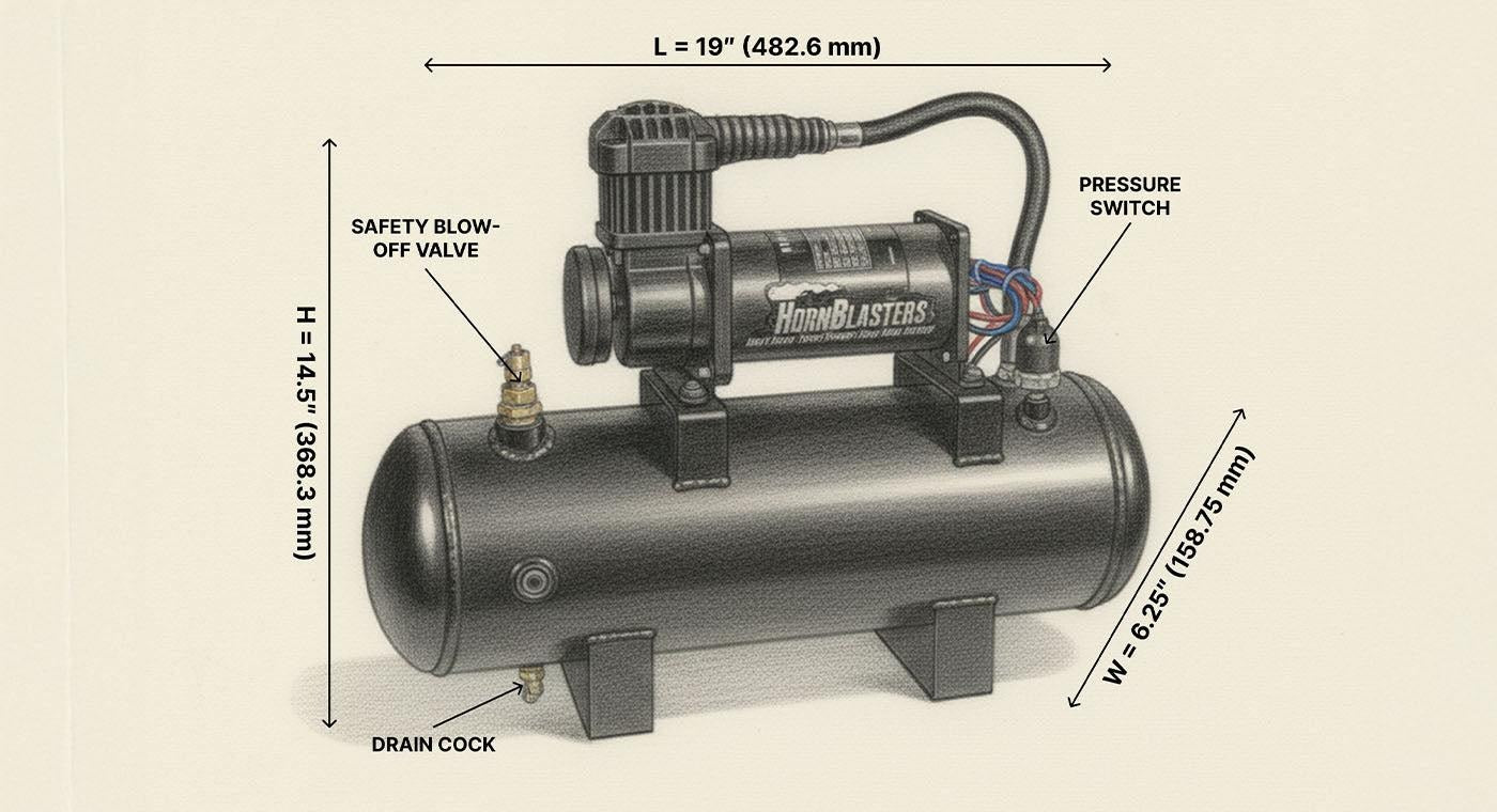Jackass Air Horn Kit