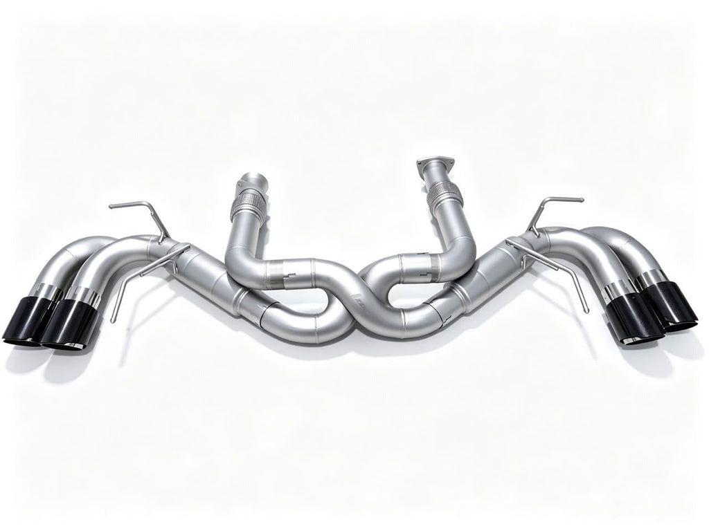 SPDZ1 C8 Corvette Z-Flow Race Exhaust – 3D-Printed High-Flow Z-Pipe | Carbon Fiber Quad Tips | 20% Lighter