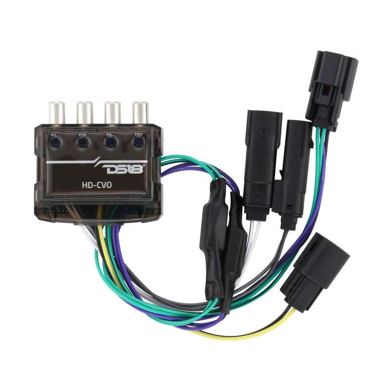 DS18 2023+ Harley Road Glide CVO & ULTRA P+P Harness 4ch Line Output Converter Rear Plug+Play Wiring