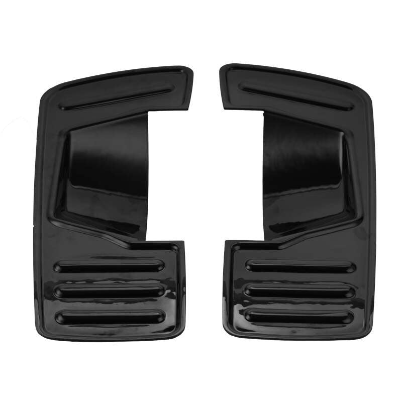 DS18 14-23 Harley-Davidson Saddle Bag Mid Bass Adapter Ring Top Cover to Seal Bags 1x10in ABS Black