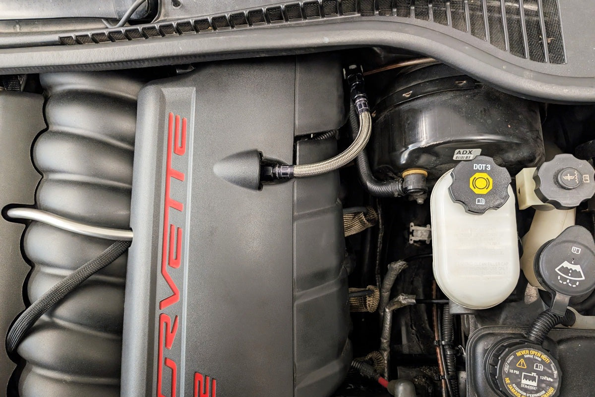 Improved Racing C6 Corvette Fuel Rail Feed Hose