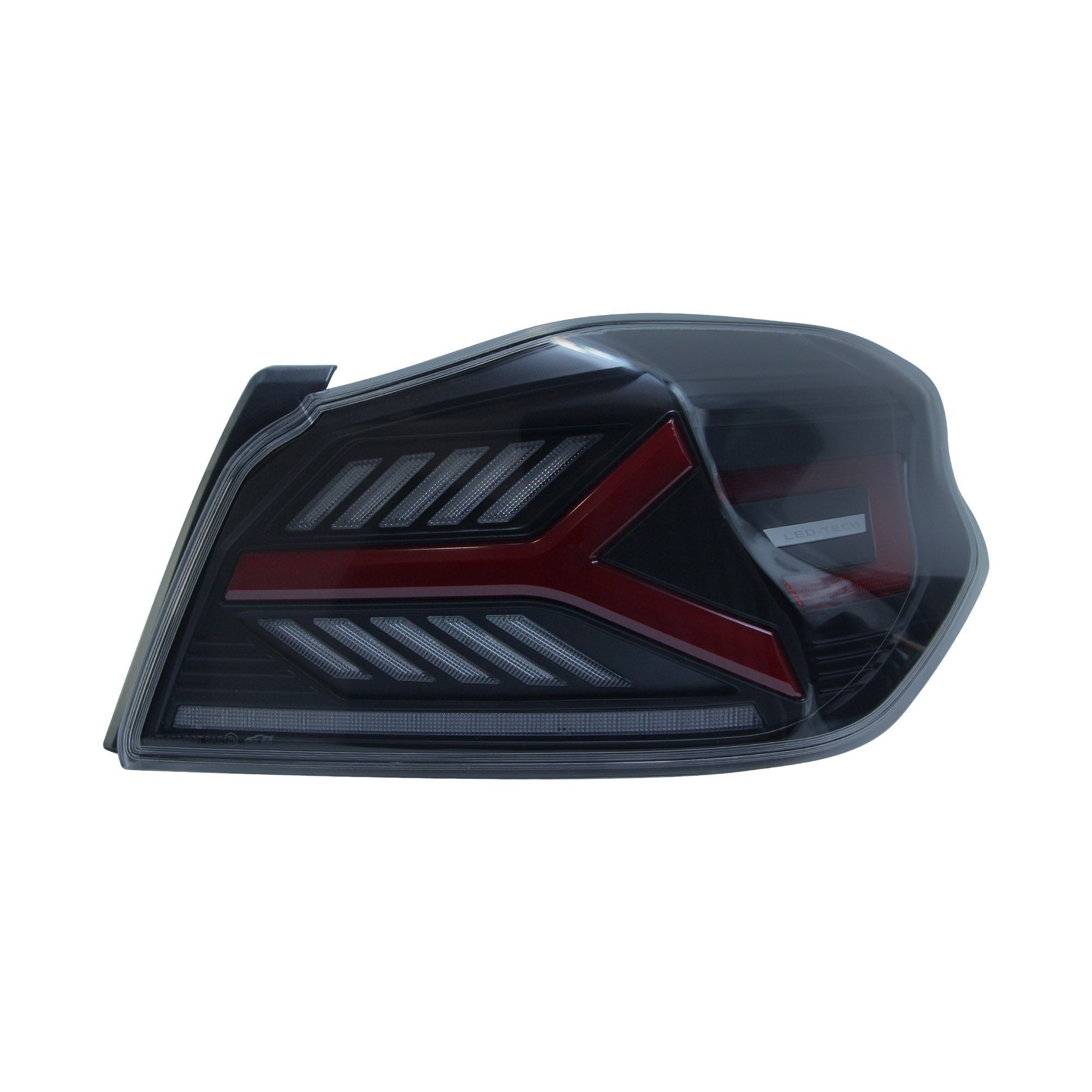 OLM Y-Spec LED Taillights (Smoke Lens Red Optic) - 2015-2021 WRX / STI