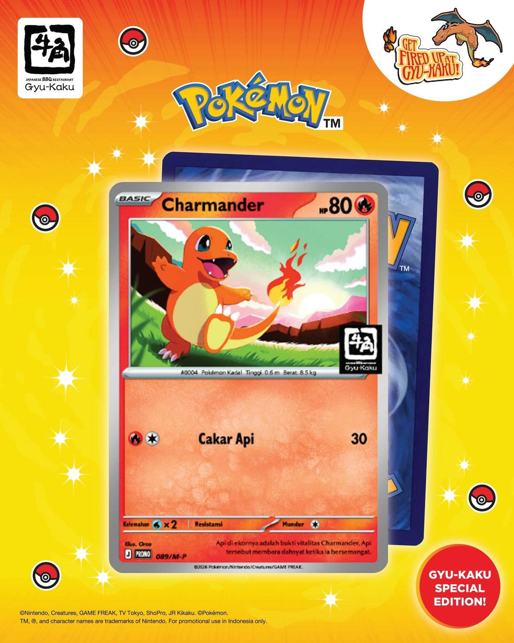 (Indonesian) Pokémon TCG: Gyu-Kaku Promo Pack