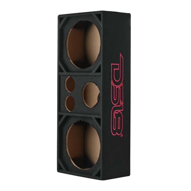 DS18 Ported Enclosure 2x 12in Mids 2x 3.6in Tweeters & 1 x 5.7in Horn Diffuser -Black Carpet